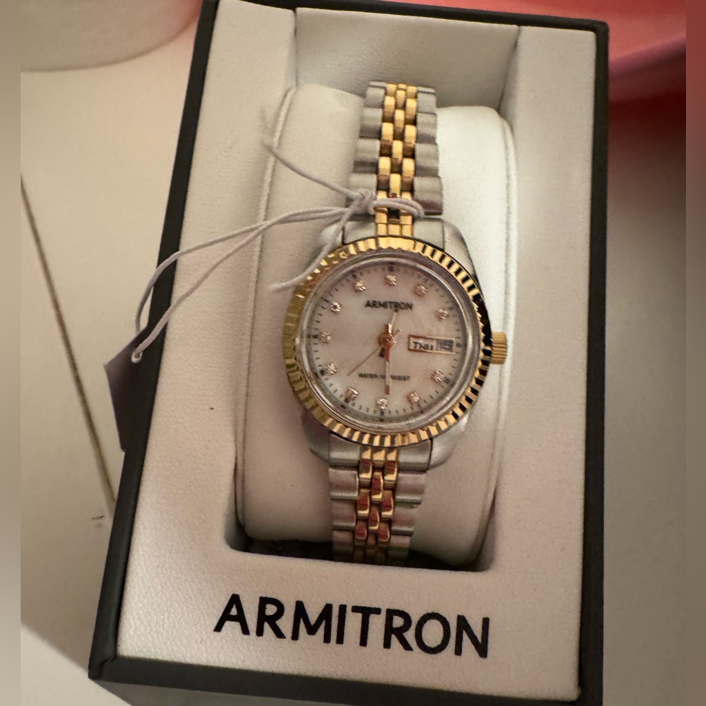 Gold And Silver Watch